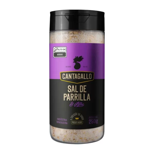 SAL DE PARRILLA E ALHO 250G